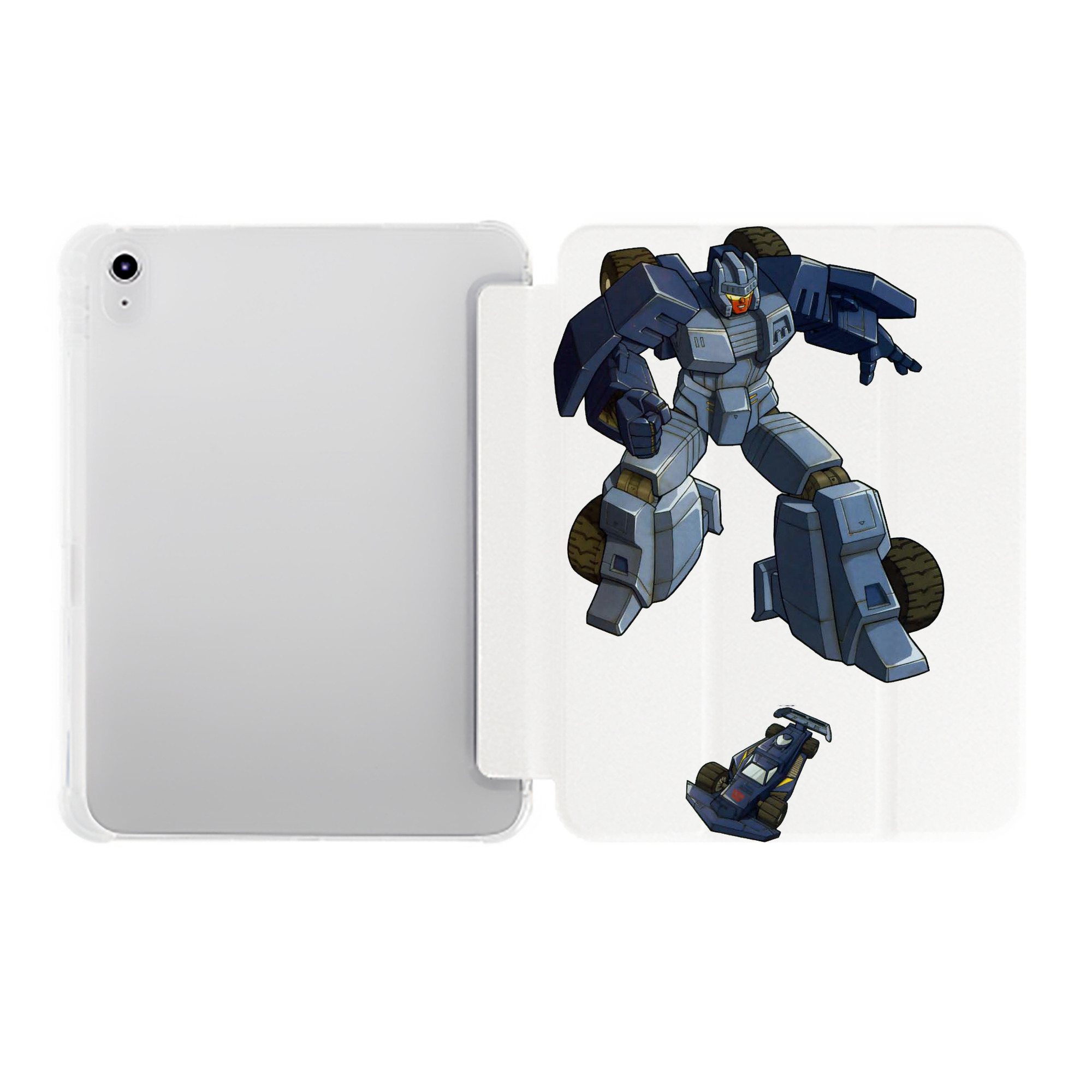 （画像用）  IPad ケース ペン収納付き 三つ折りスタンド PUレザー×シリコン 対応機種9.5/10.5/10.9インチ